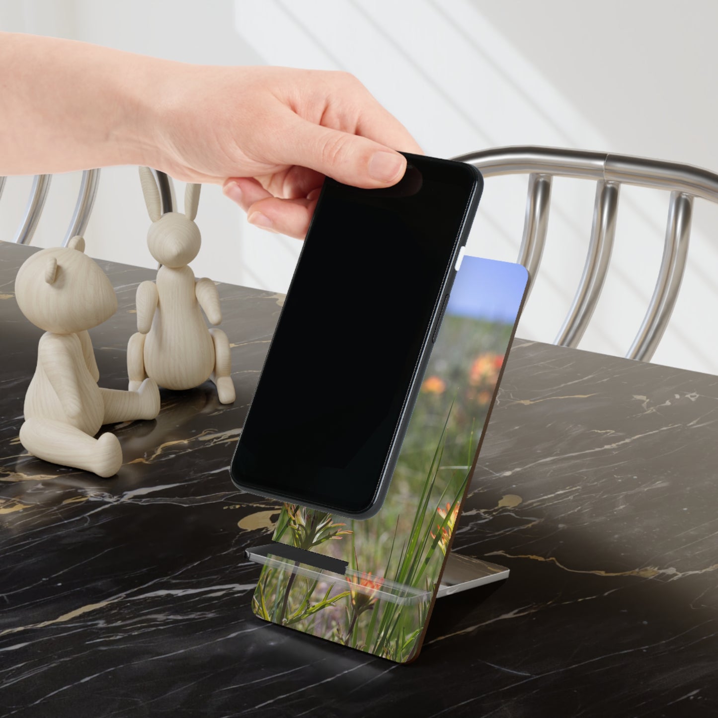 Phone Stand — Indian Paintbrush Smartphone Display Stand