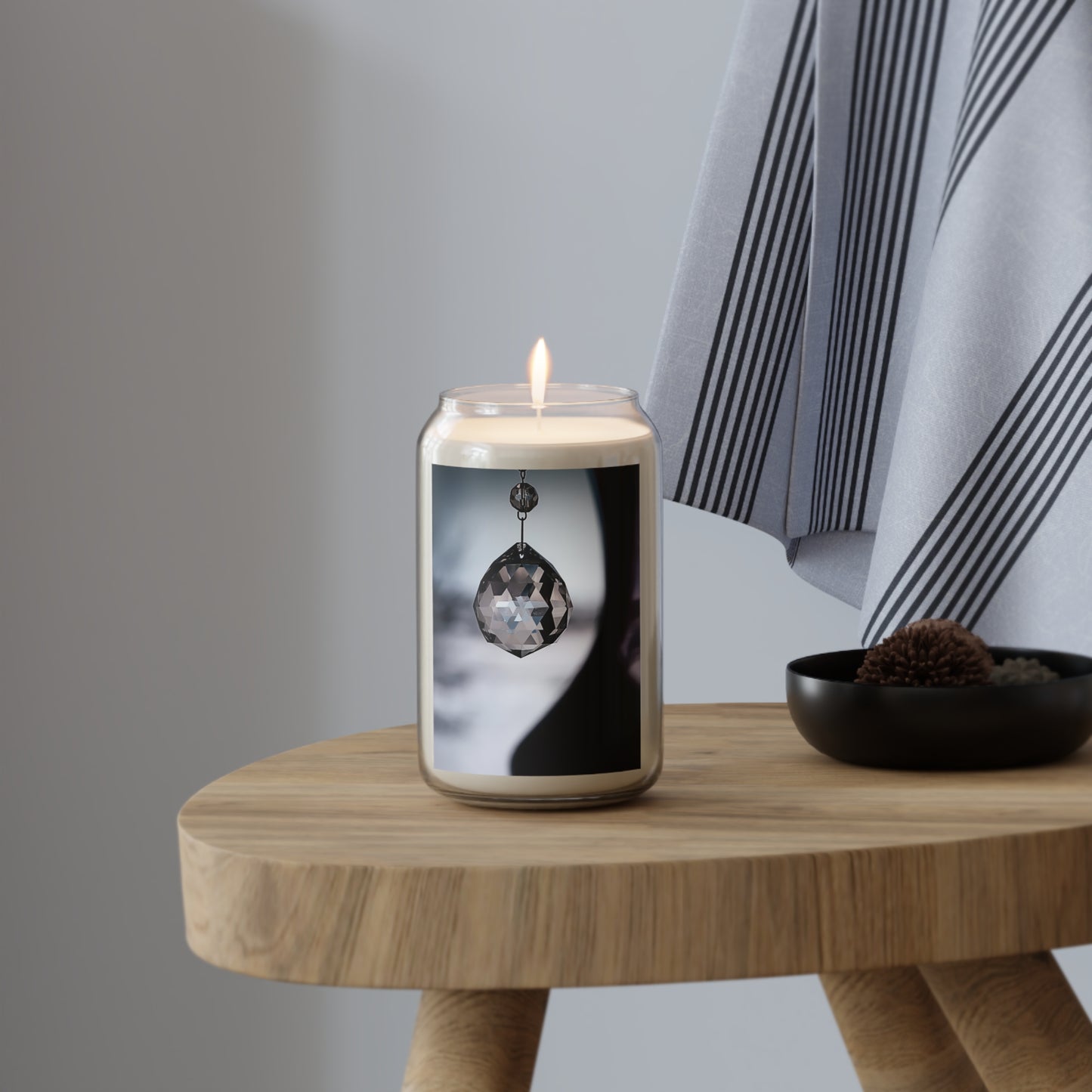 Crystal Charm Scented Soy Candle — 13.75 oz Relaxing Home Fragrance