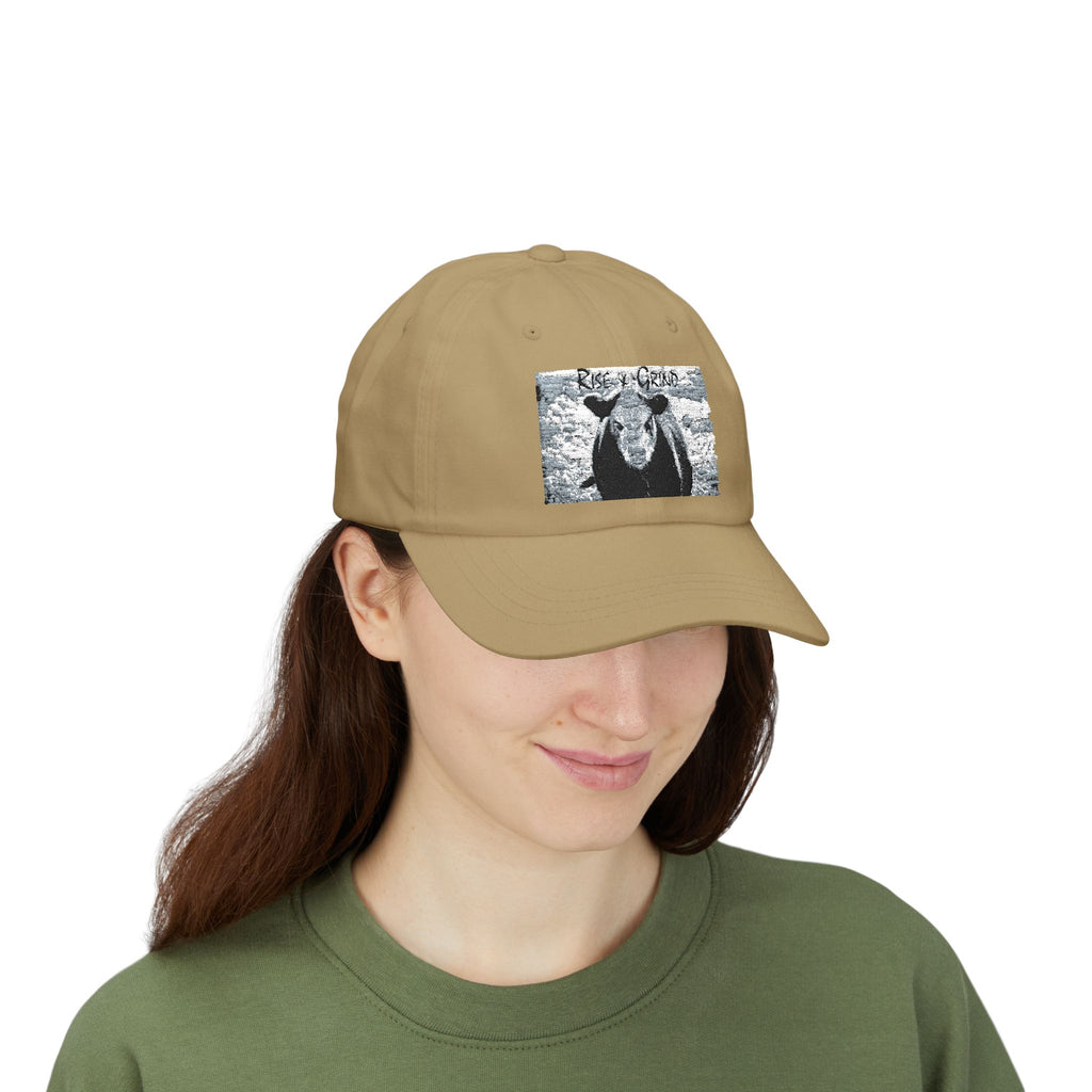 Classic Dad Cap with Cow Design, Fun Gift for Farmers, Casual Style for Dads, Summer Accessory, Adjustable Hat