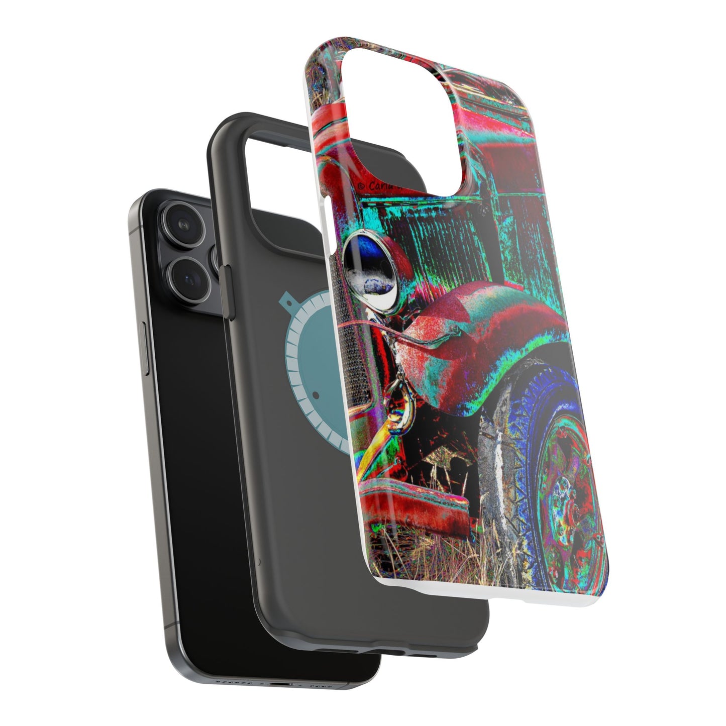 Vintage Car Magnetic Impact-Resistant Phone Case
