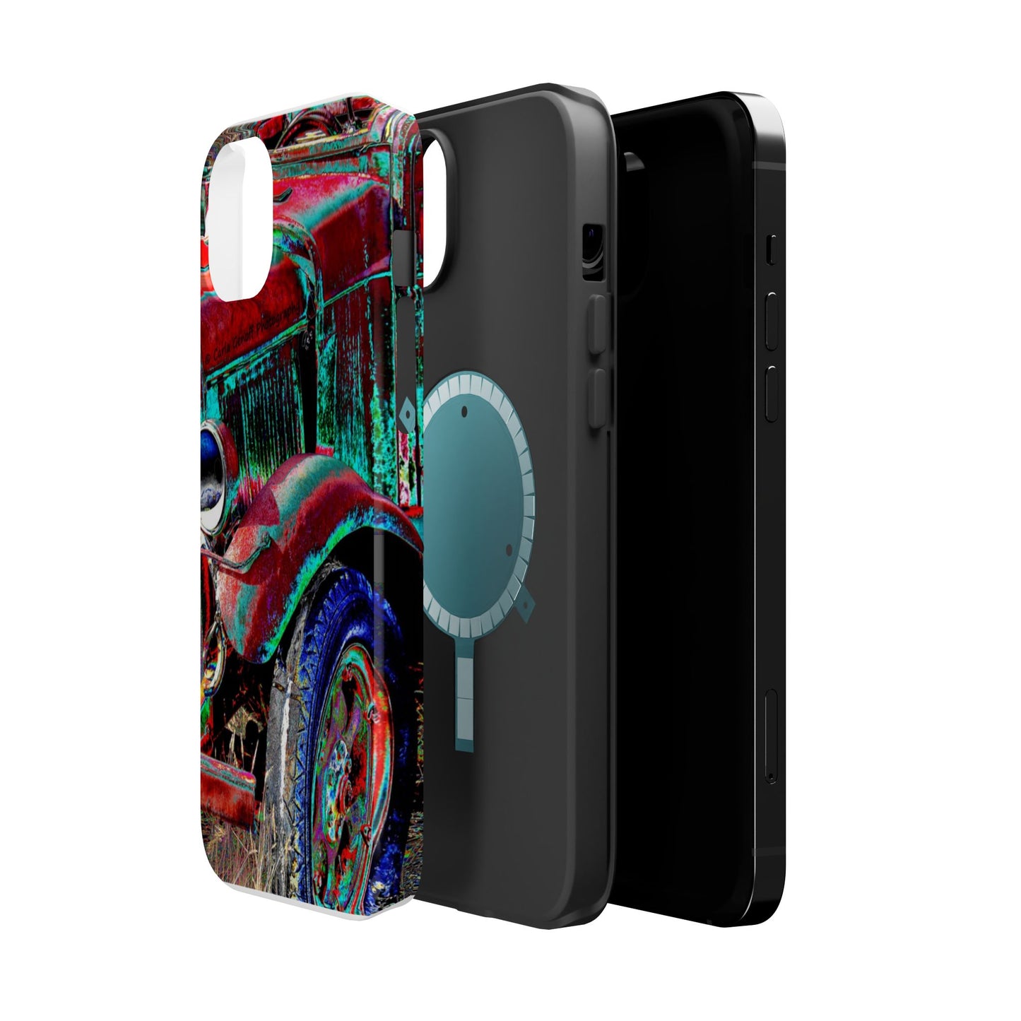 Vintage Car Magnetic Impact-Resistant Phone Case