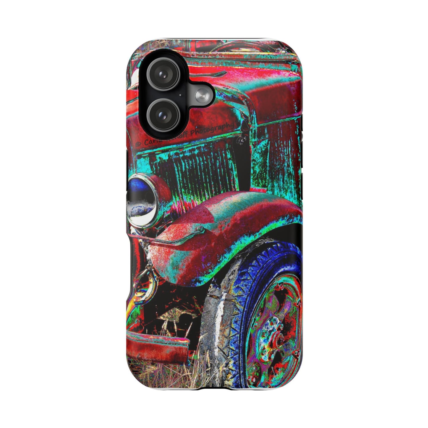Vintage Car Magnetic Impact-Resistant Phone Case