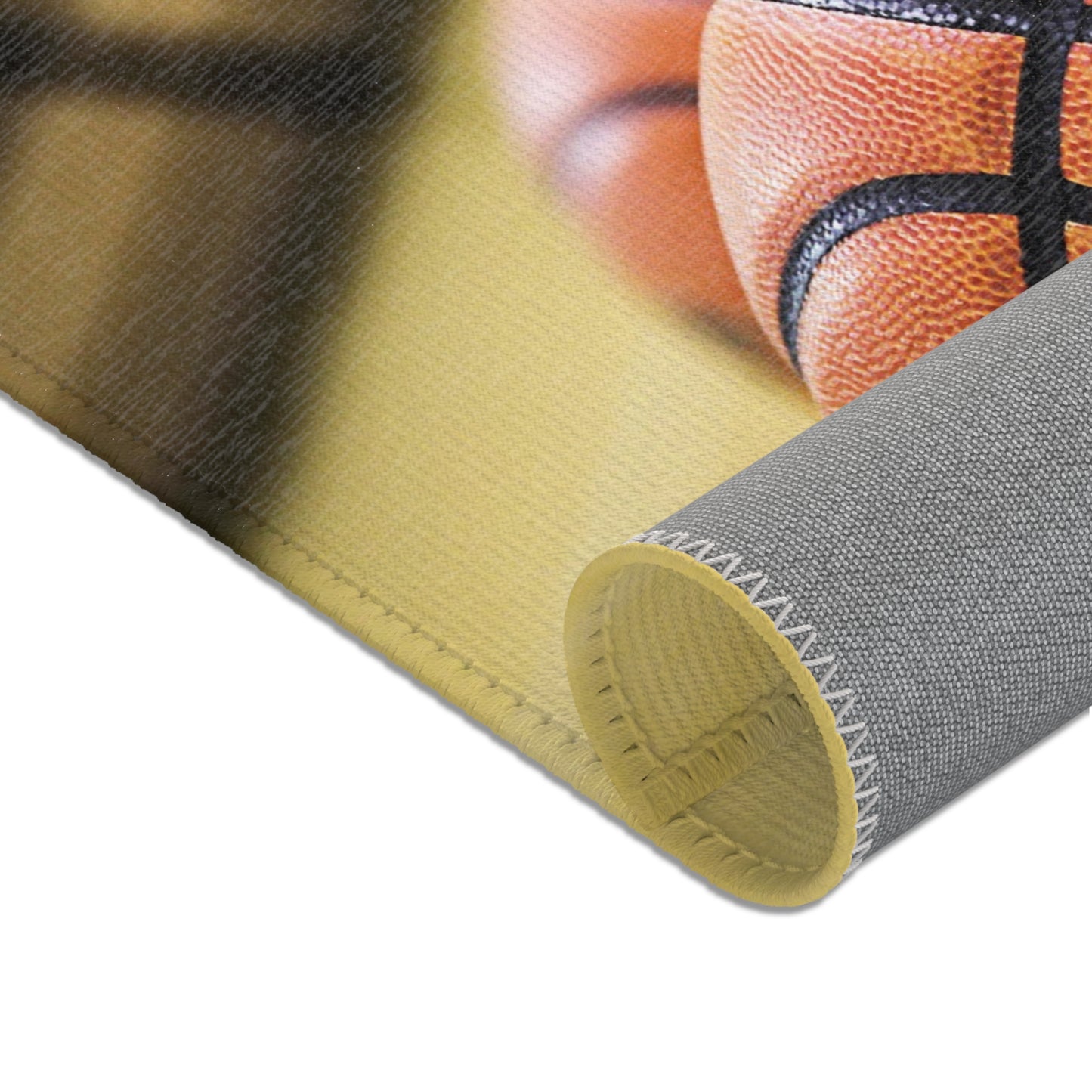 Basketball Court Area Rug – Indoor Sports Decor Rug