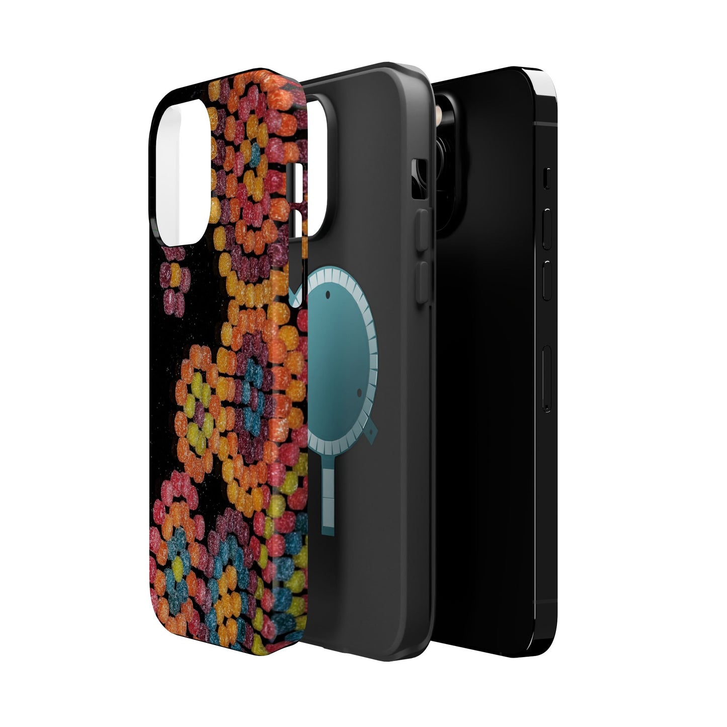 Colorful Candy Pattern Magnetic Impact Phone Case