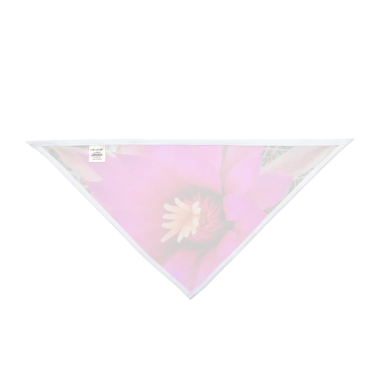 Pink Cactus Bloom Pet Bandana — Floral Dog & Cat Scarf