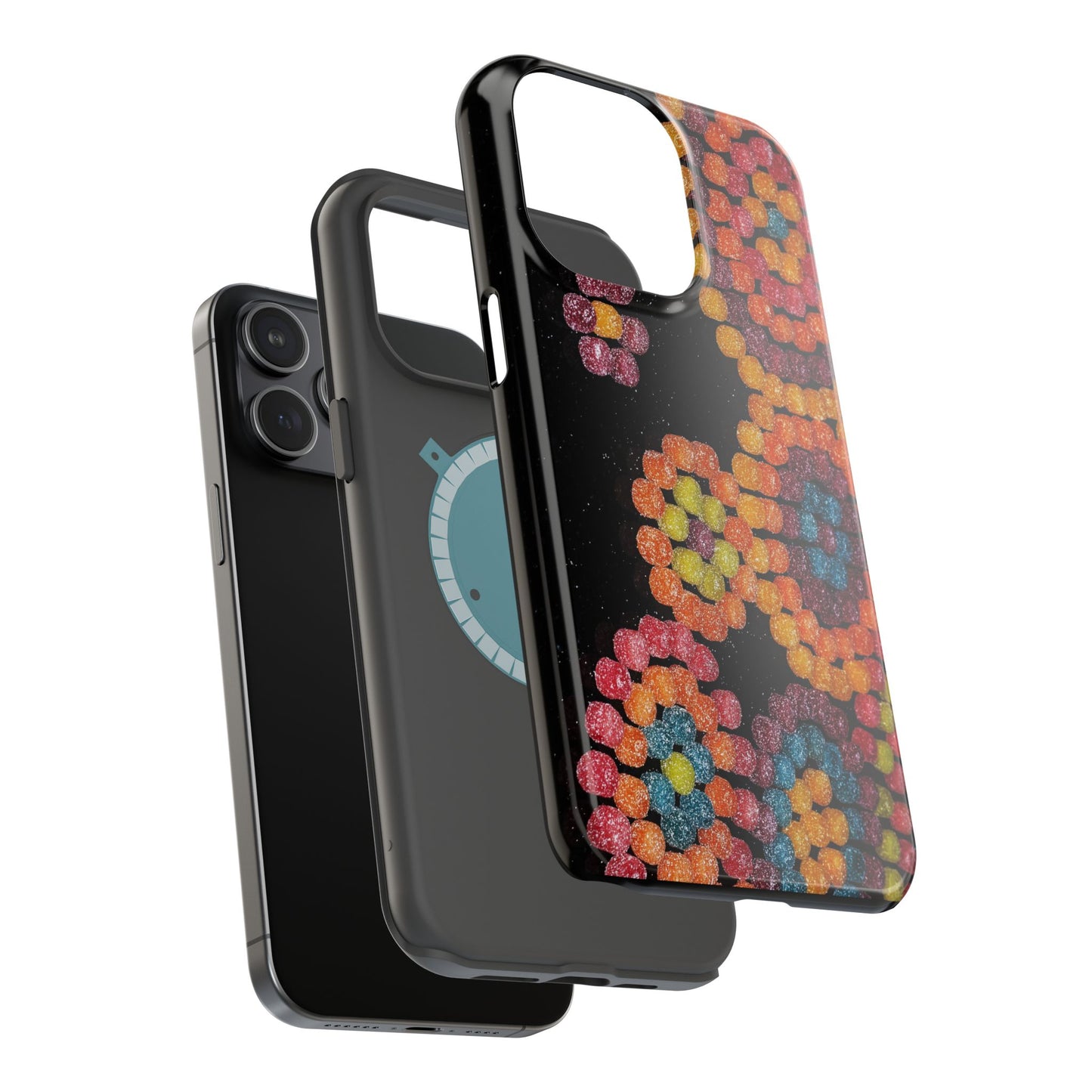 Colorful Candy Pattern Magnetic Impact Phone Case
