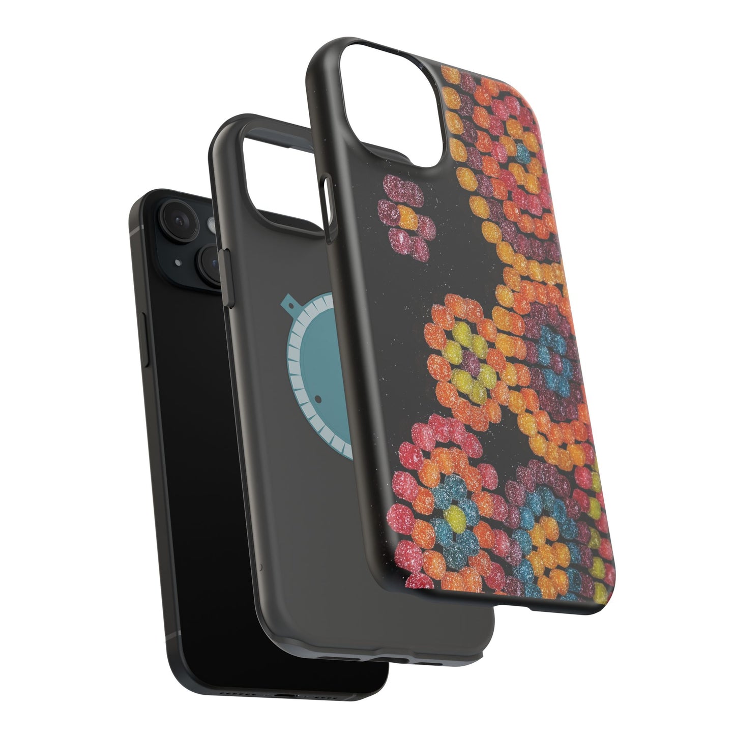 Colorful Candy Pattern Magnetic Impact Phone Case