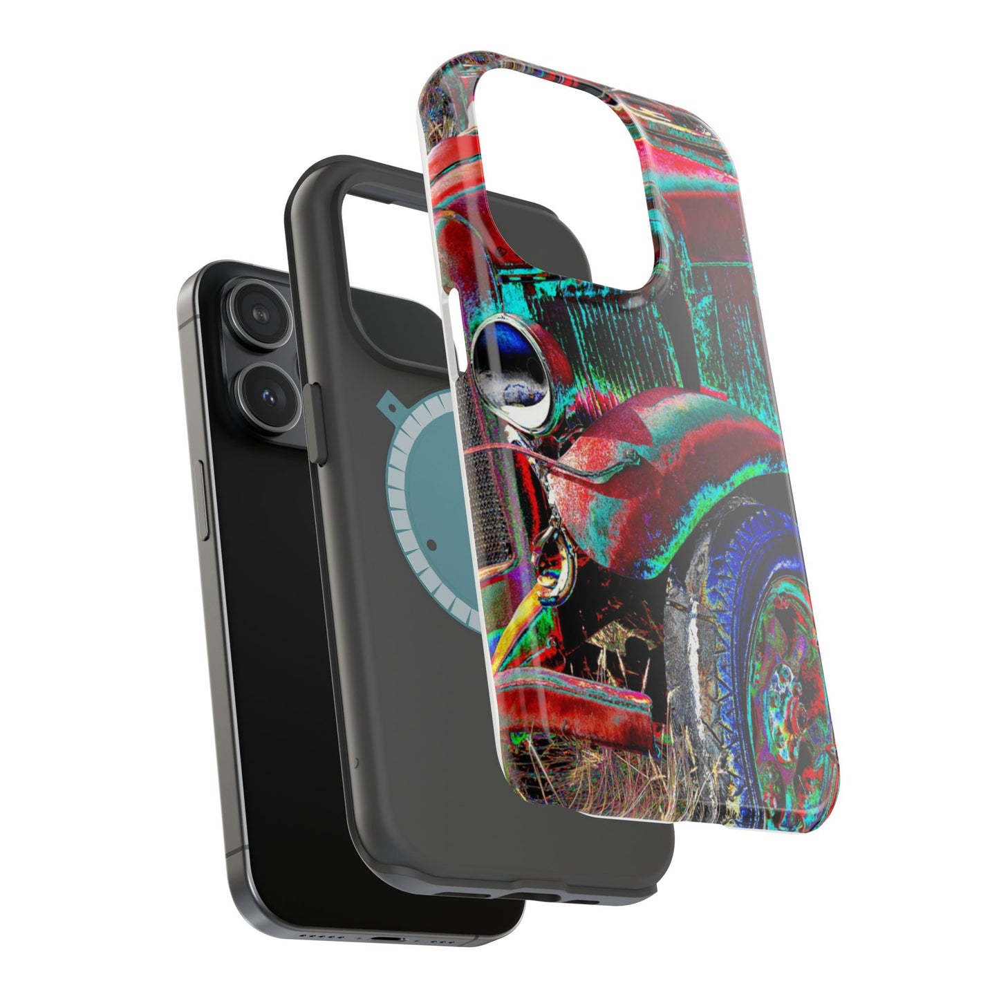 Vintage Car Magnetic Impact-Resistant Phone Case