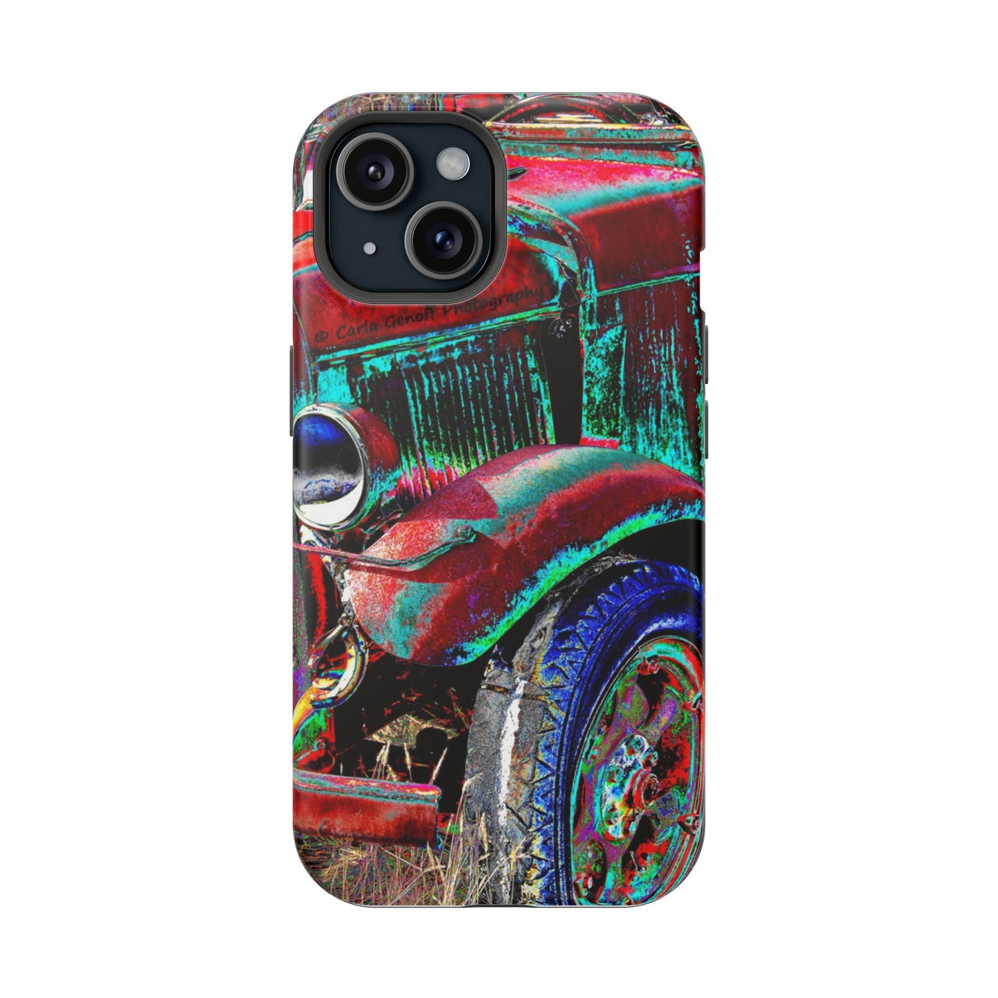 Vintage Car Magnetic Impact-Resistant Phone Case
