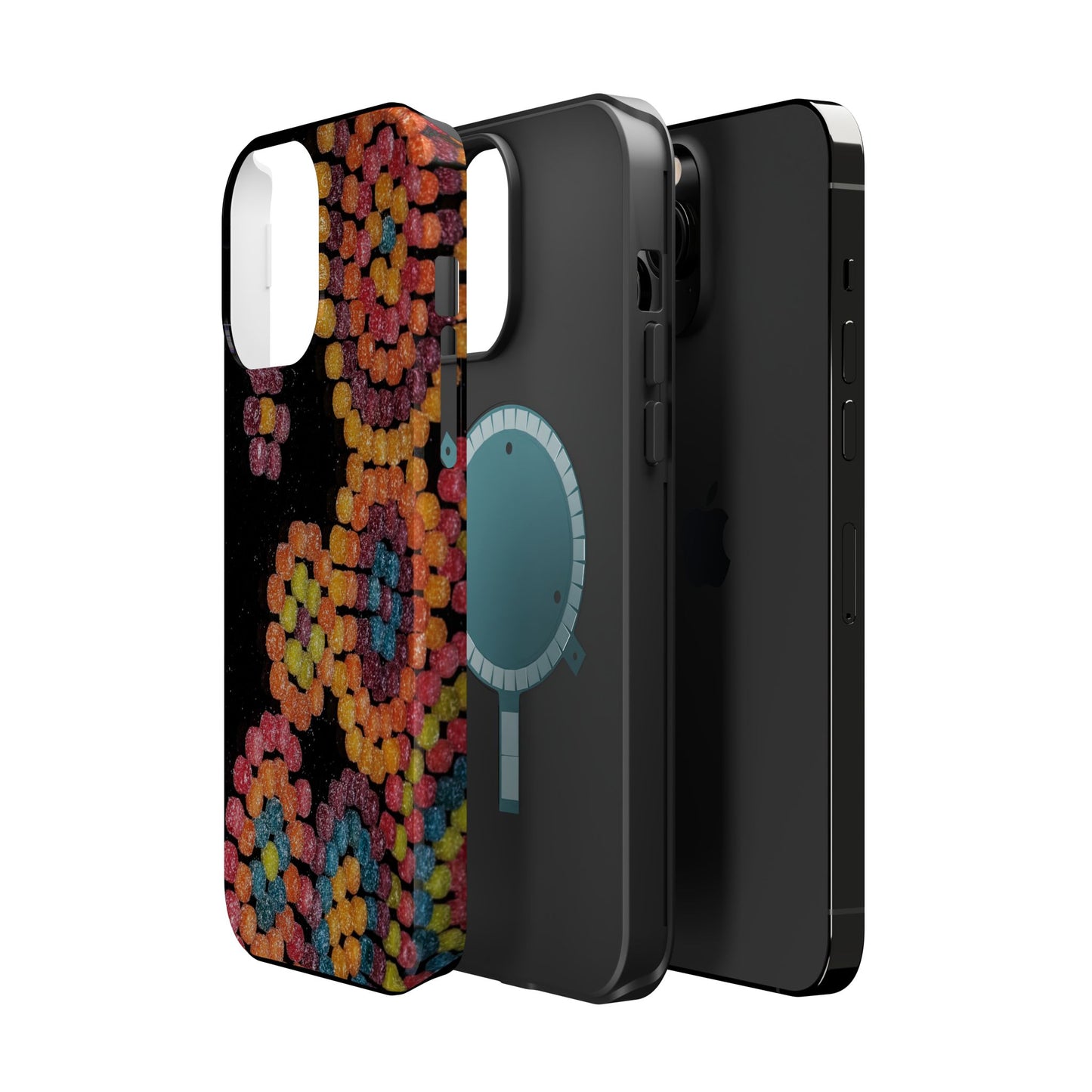 Colorful Candy Pattern Magnetic Impact Phone Case