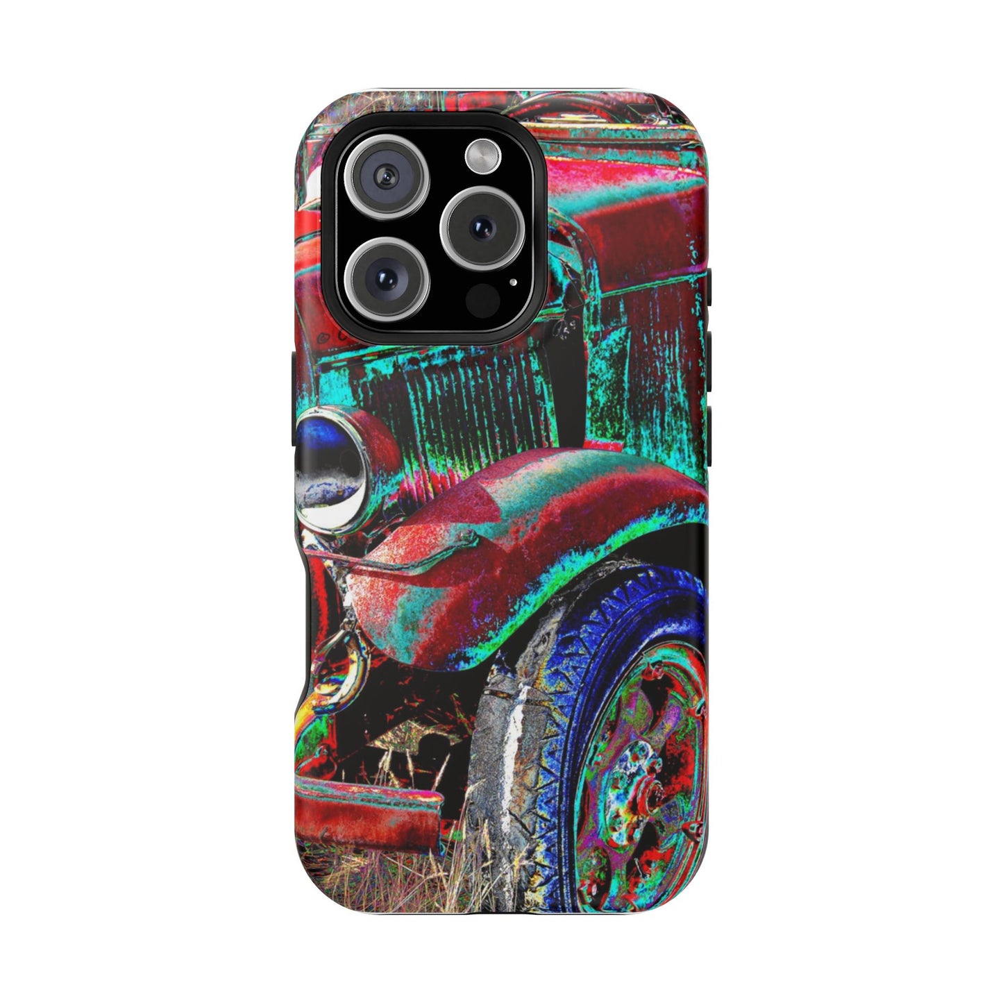 Vintage Car Magnetic Impact-Resistant Phone Case