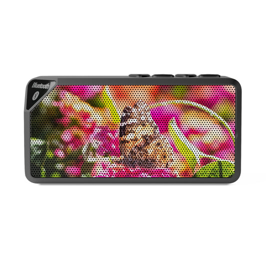 Bluetooth Speaker — Tropical Pinecone Floral Design