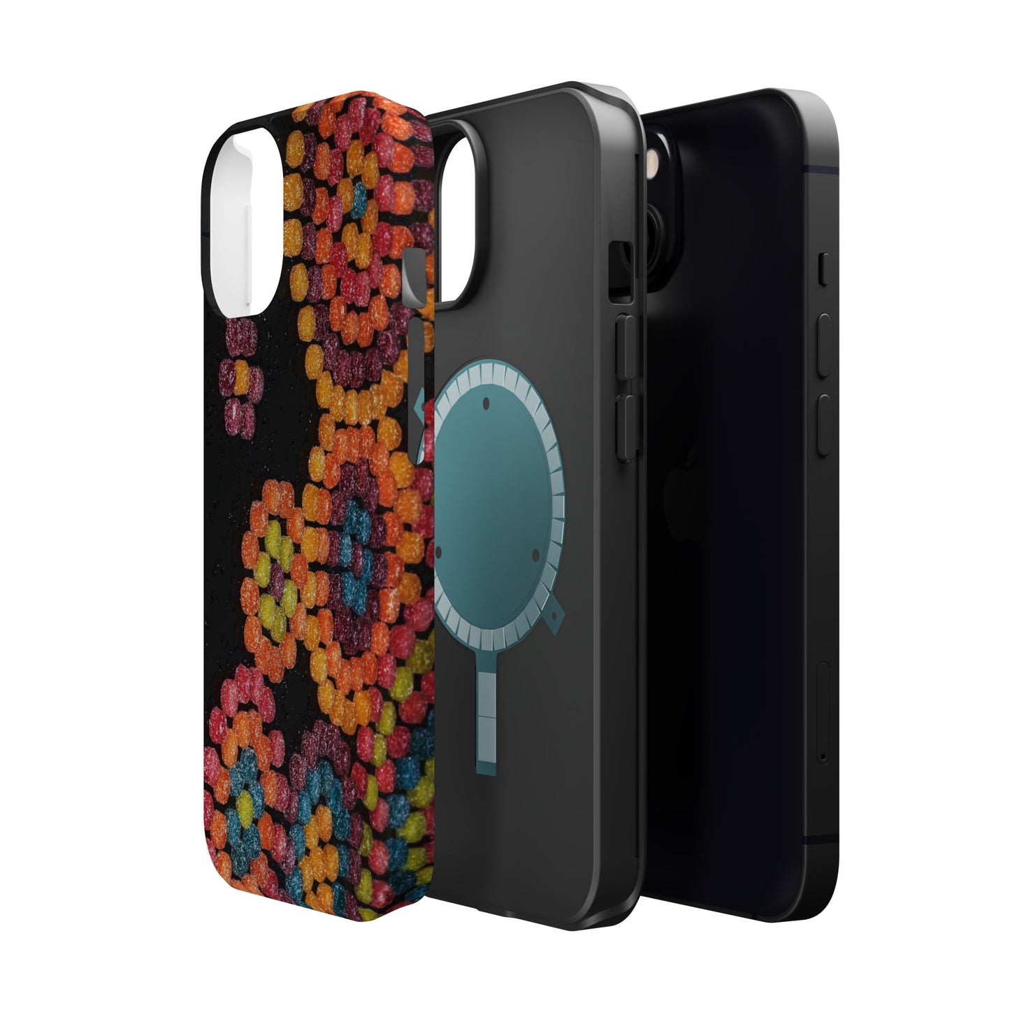Colorful Candy Pattern Magnetic Impact Phone Case