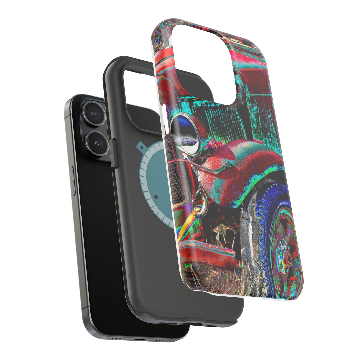 Vintage Car Magnetic Impact-Resistant Phone Case