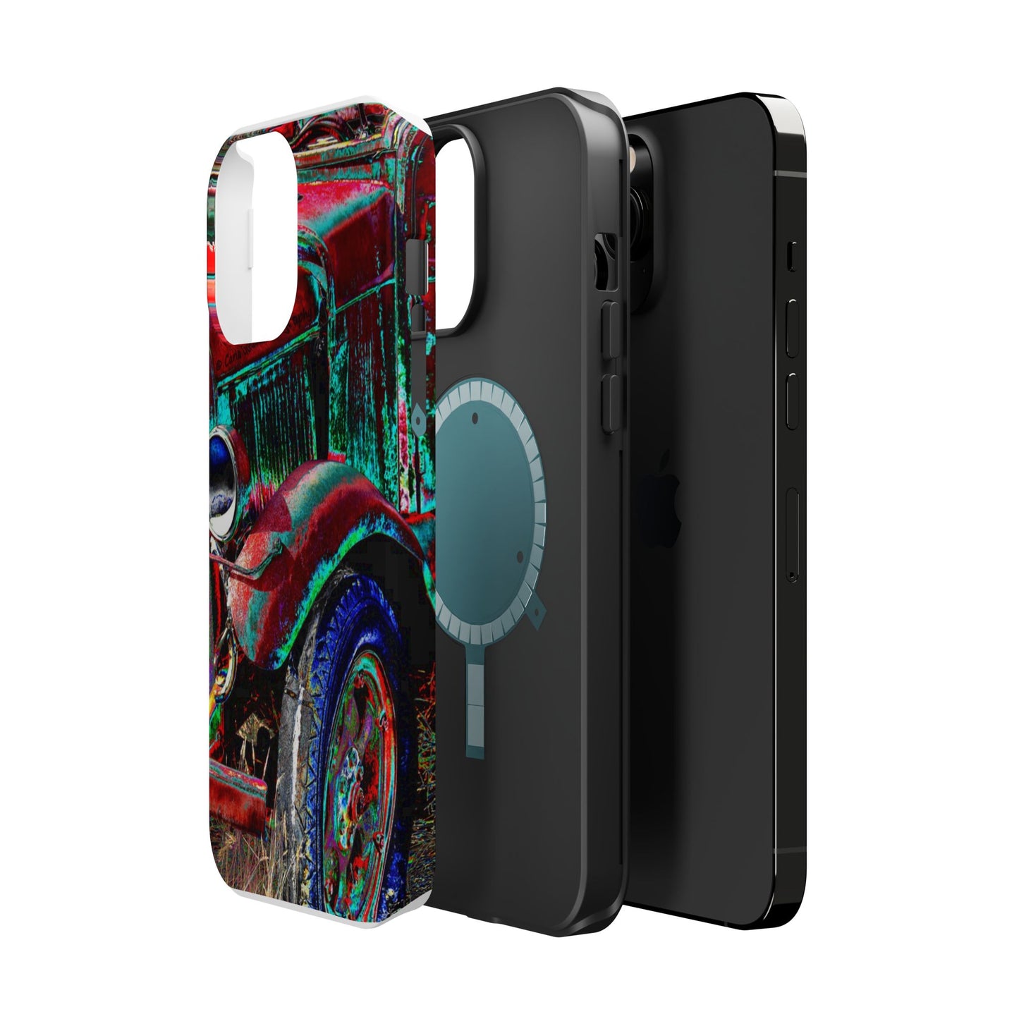 Vintage Car Magnetic Impact-Resistant Phone Case