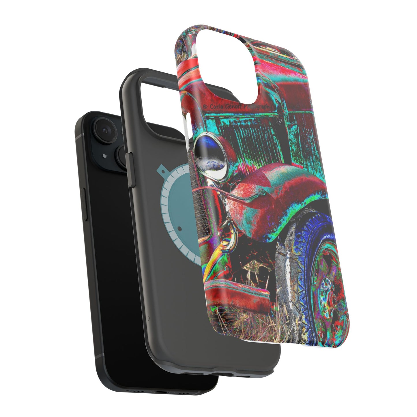 Vintage Car Magnetic Impact-Resistant Phone Case