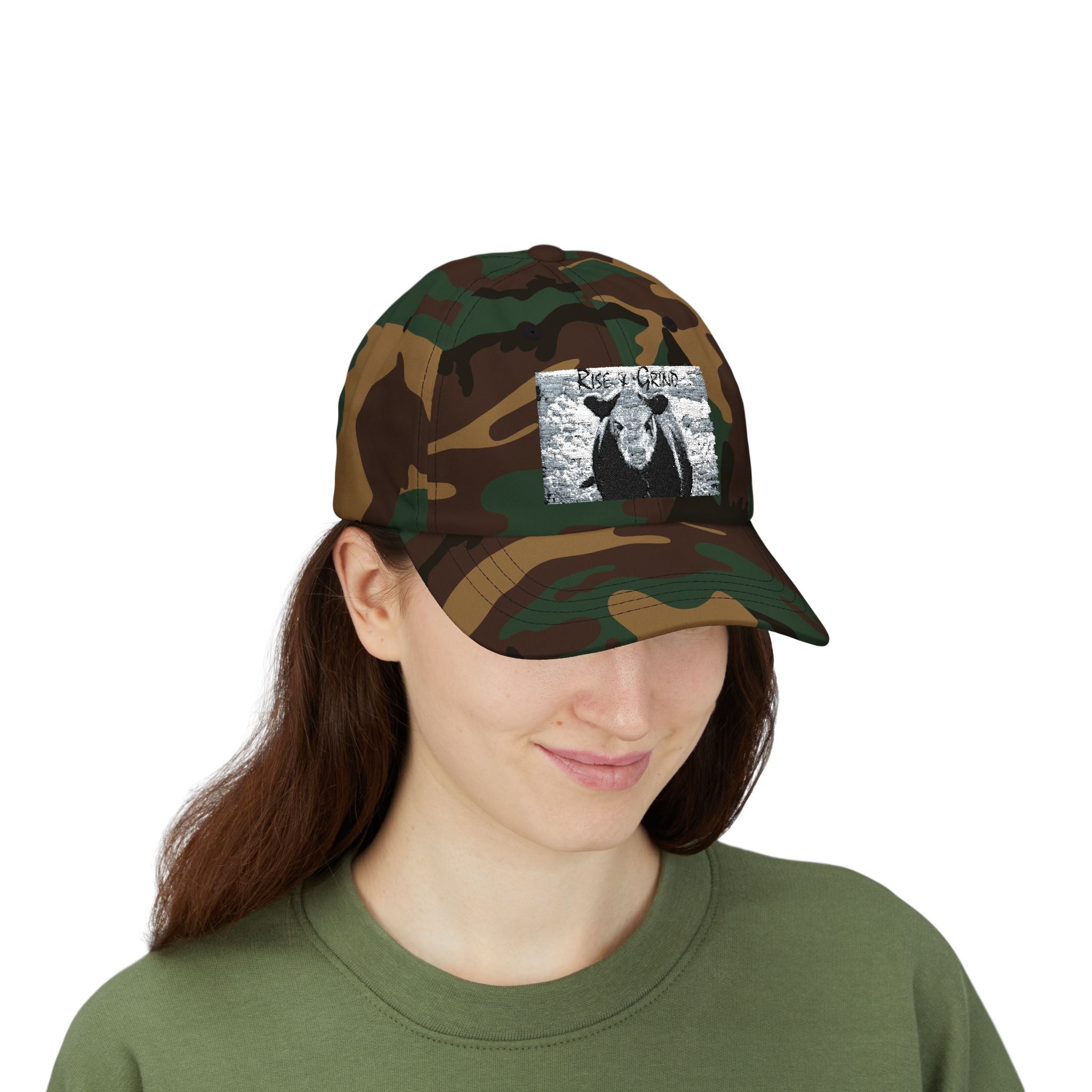 Classic Dad Cap with Cow Design, Fun Gift for Farmers, Casual Style for Dads, Summer Accessory, Adjustable Hat