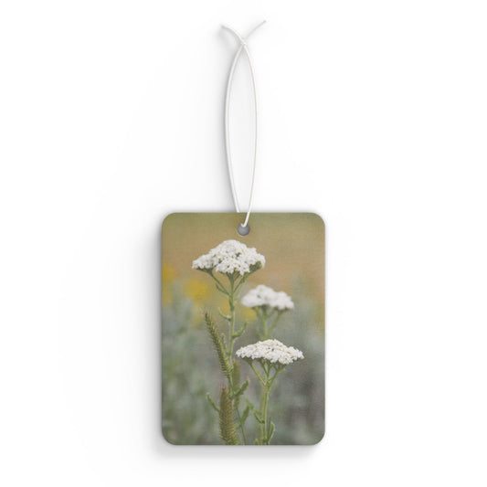 Wildflower Yarrow Car Air Freshener