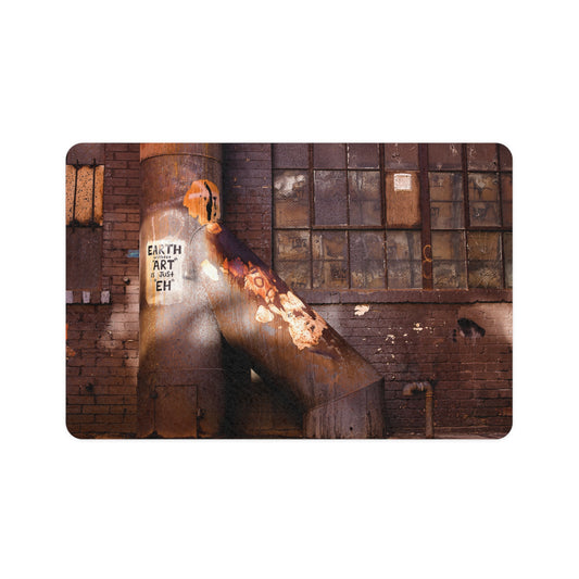Urban Rust Street Art Pet Food Mat (12x18)