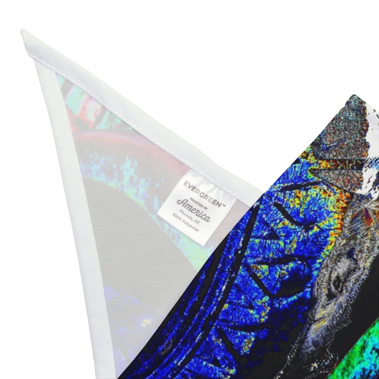 Abstract Color Splash Pet Bandana — Vibrant Multicolor Dog & Cat Scarf