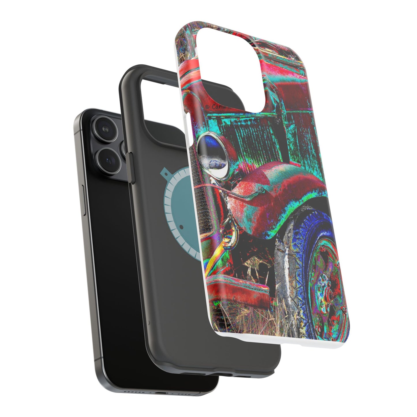 Vintage Car Magnetic Impact-Resistant Phone Case