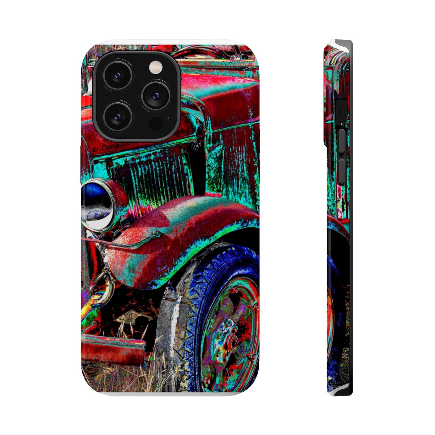 Vintage Car Magnetic Impact-Resistant Phone Case