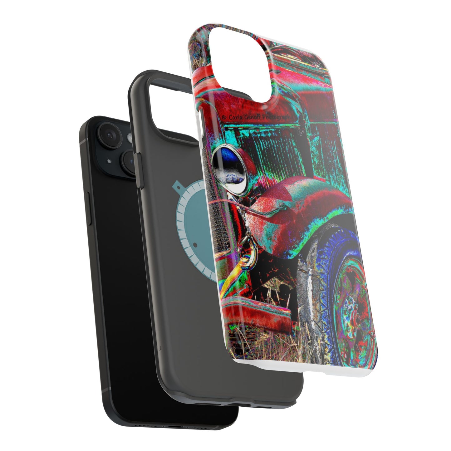 Vintage Car Magnetic Impact-Resistant Phone Case