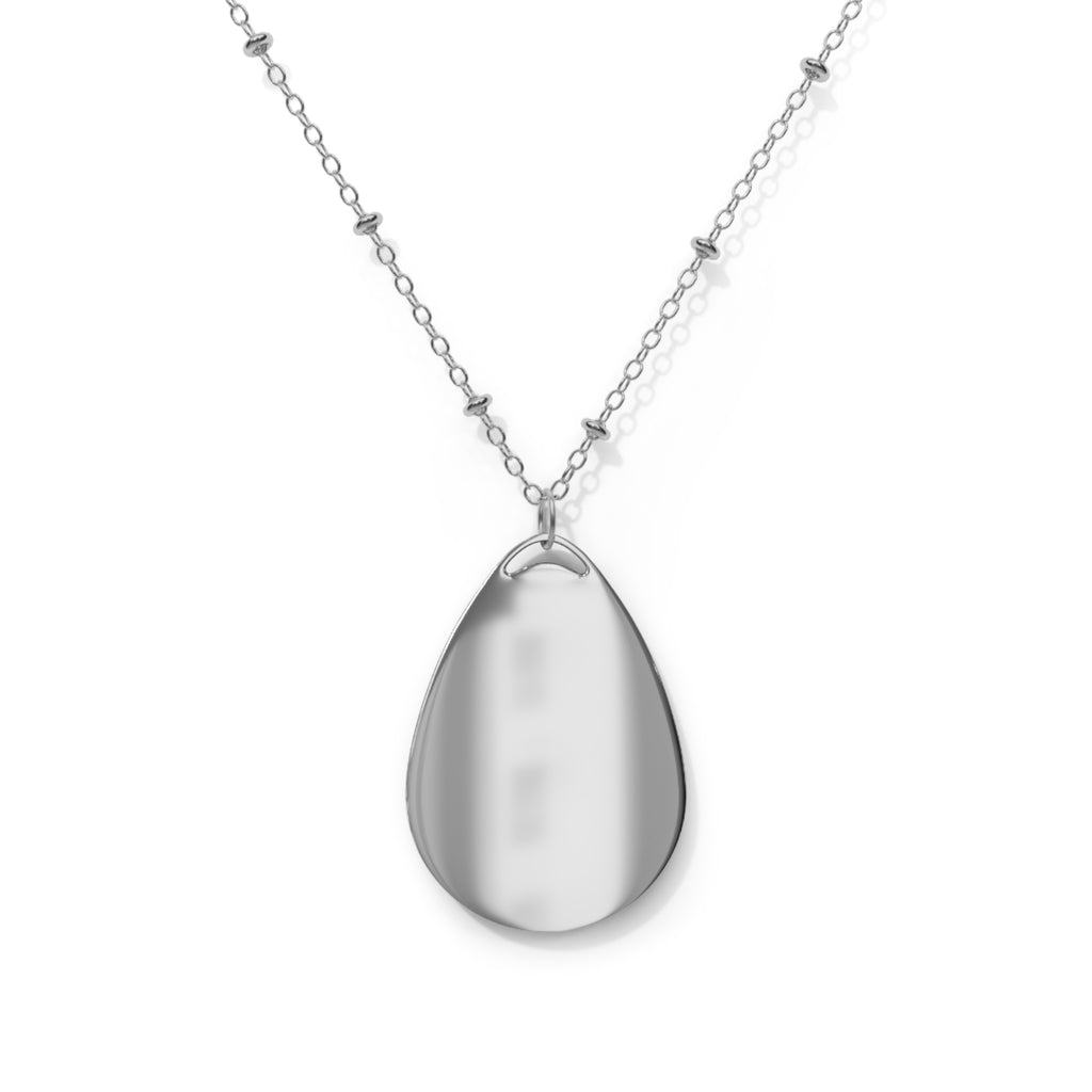Elegant Oval Snowflake Necklace, Minimalist Jewelry, Personalized Gift, Everyday Wear, Anniversary Present, Unique Accessory