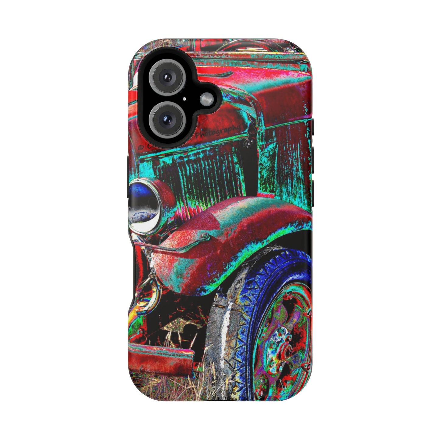 Vintage Car Magnetic Impact-Resistant Phone Case