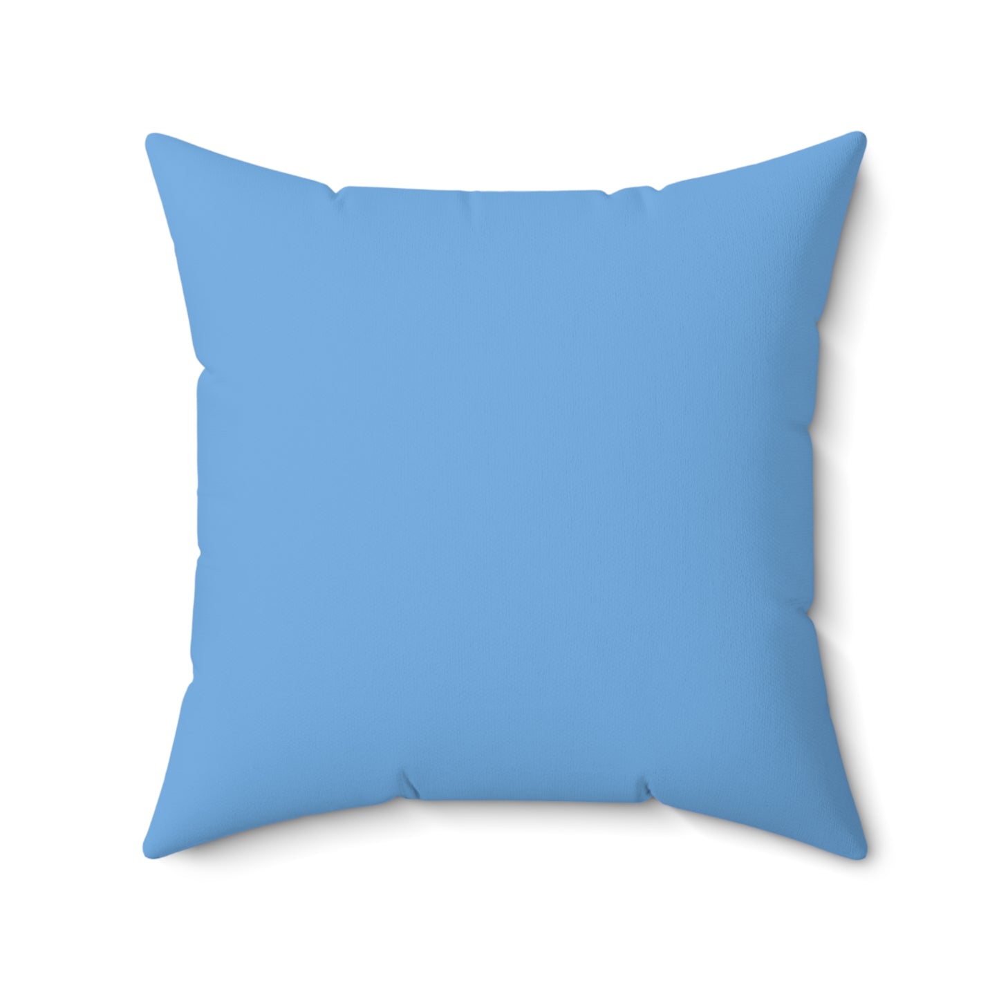 Forget-Me-Not Floral Throw Pillow — Blue Wildflower Decorative Cushion