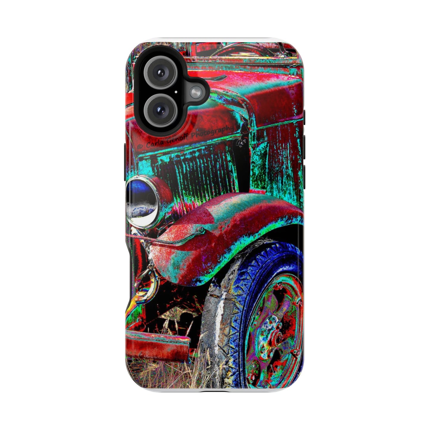 Vintage Car Magnetic Impact-Resistant Phone Case