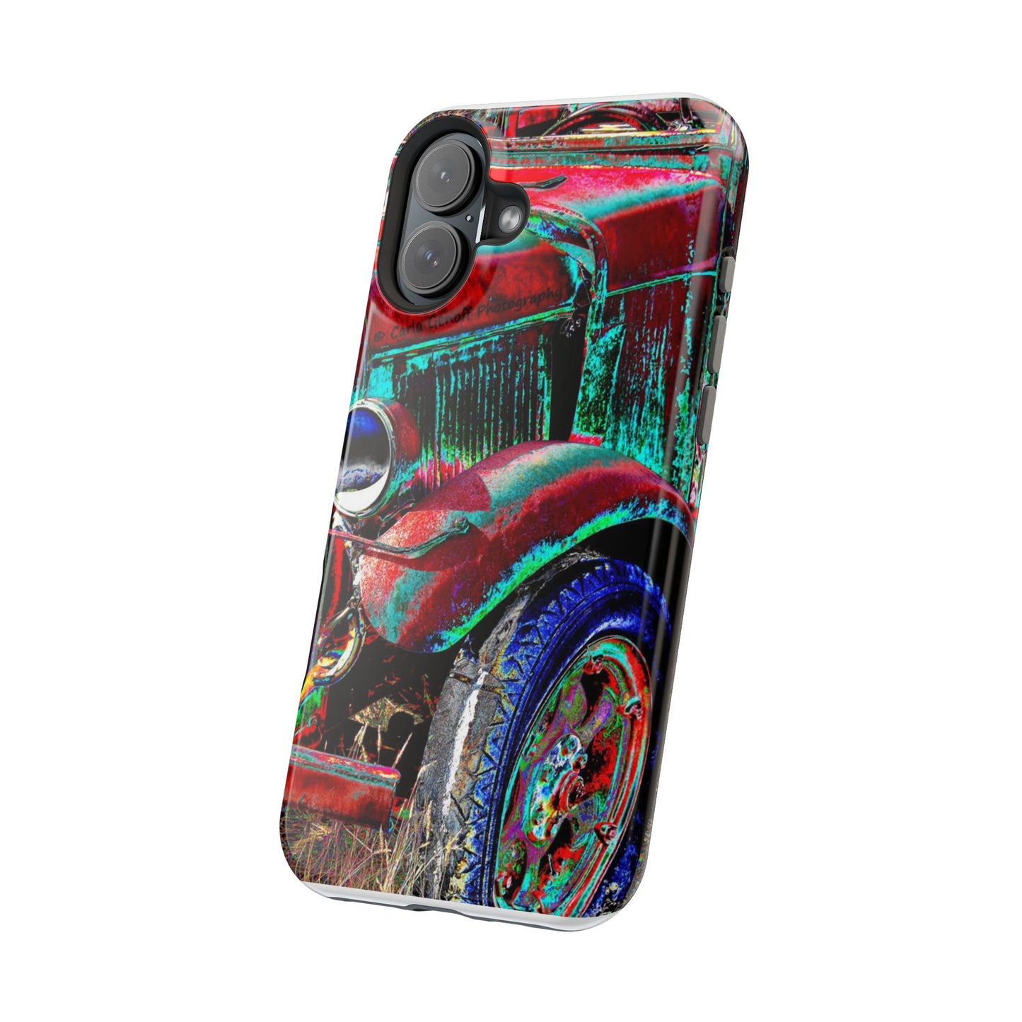 Vintage Car Magnetic Impact-Resistant Phone Case