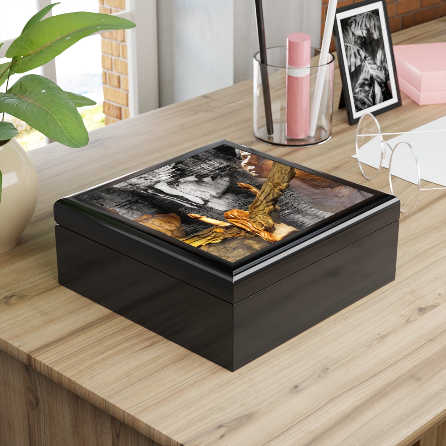Angel Wings Jewelry Box – Spiritual Guardian Keepsake Box