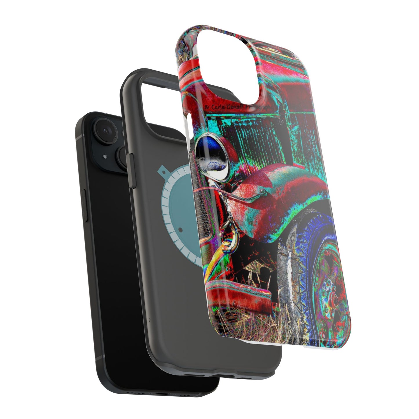 Vintage Car Magnetic Impact-Resistant Phone Case