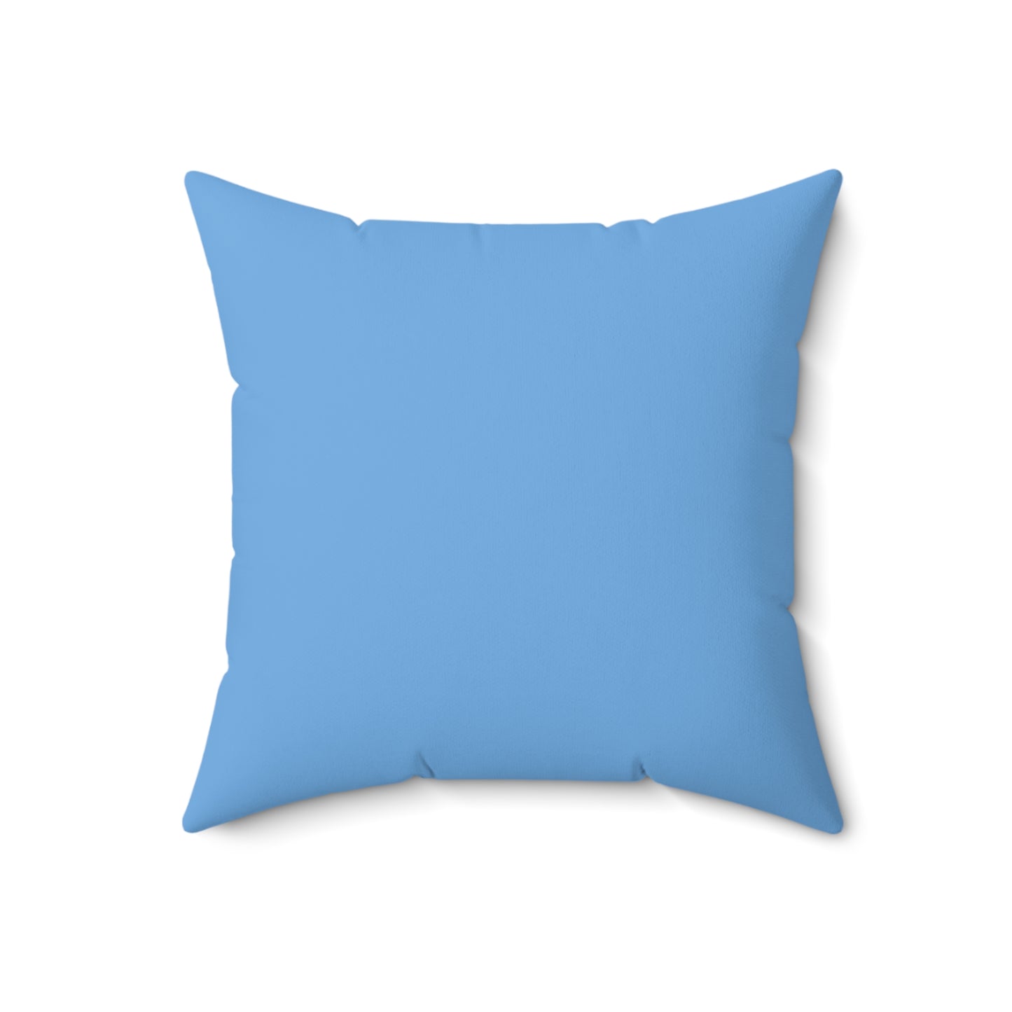 Forget-Me-Not Floral Throw Pillow — Blue Wildflower Decorative Cushion