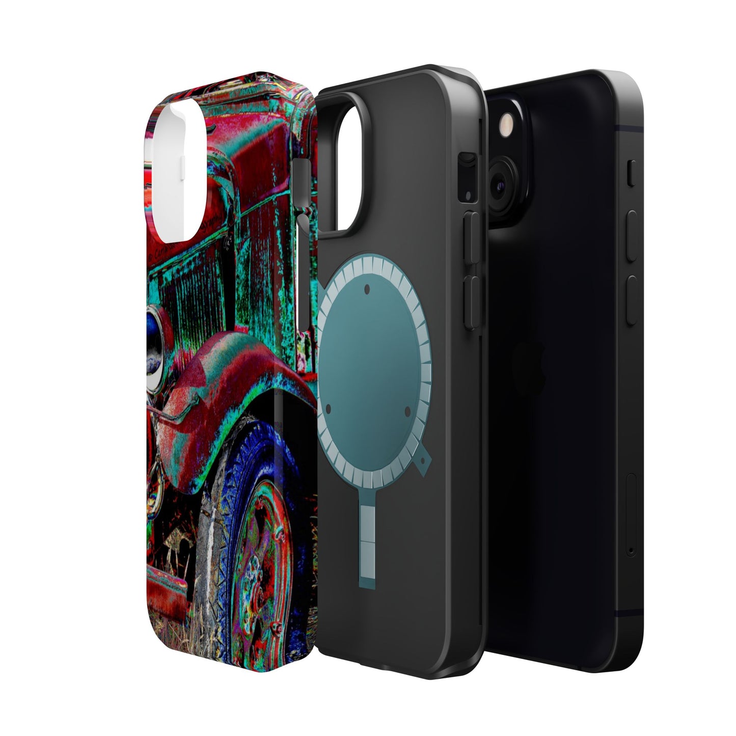 Vintage Car Magnetic Impact-Resistant Phone Case