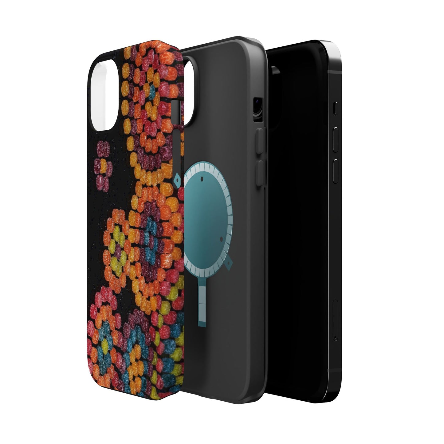 Colorful Candy Pattern Magnetic Impact Phone Case