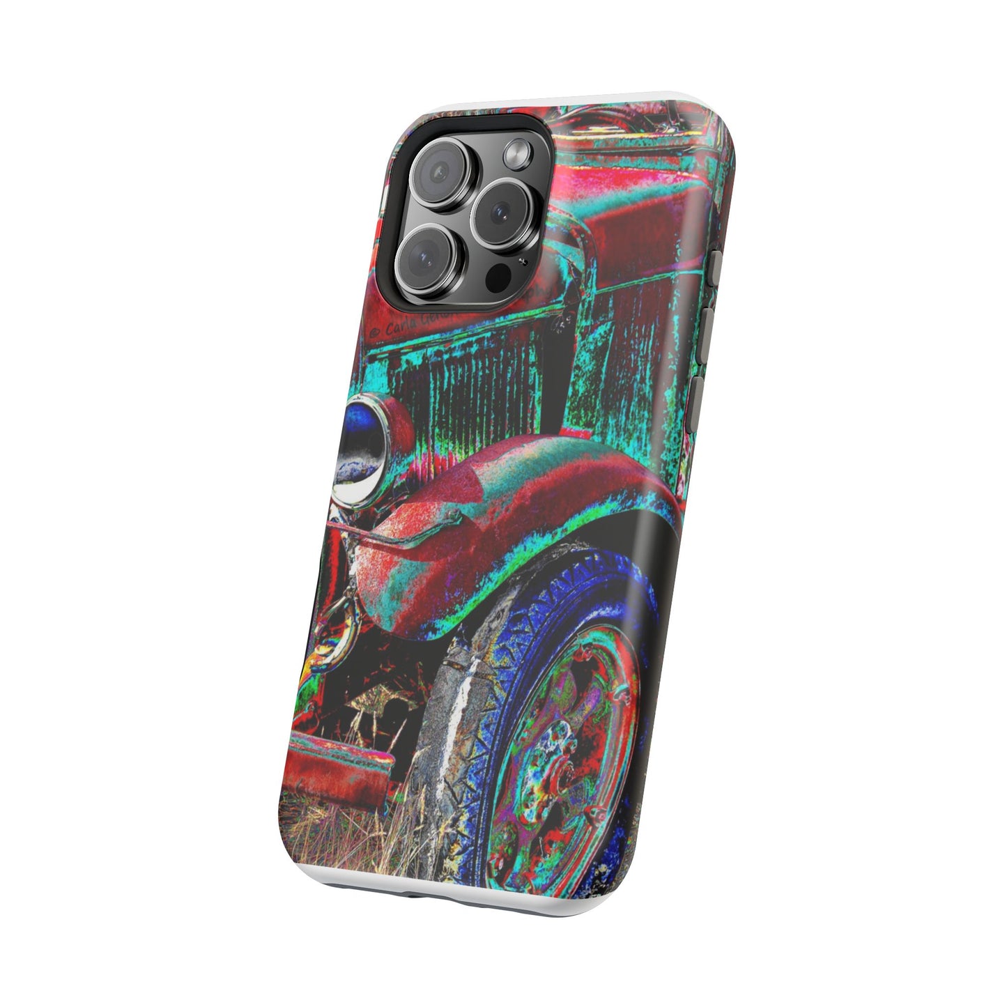 Vintage Car Magnetic Impact-Resistant Phone Case
