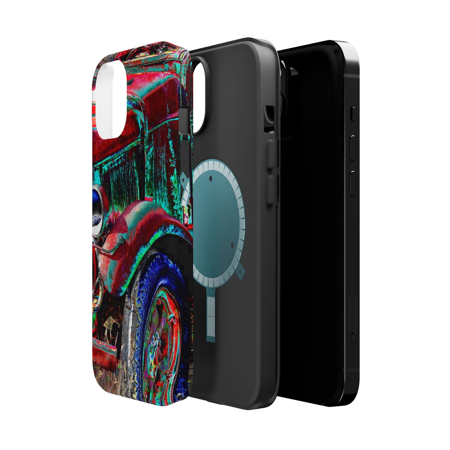 Vintage Car Magnetic Impact-Resistant Phone Case