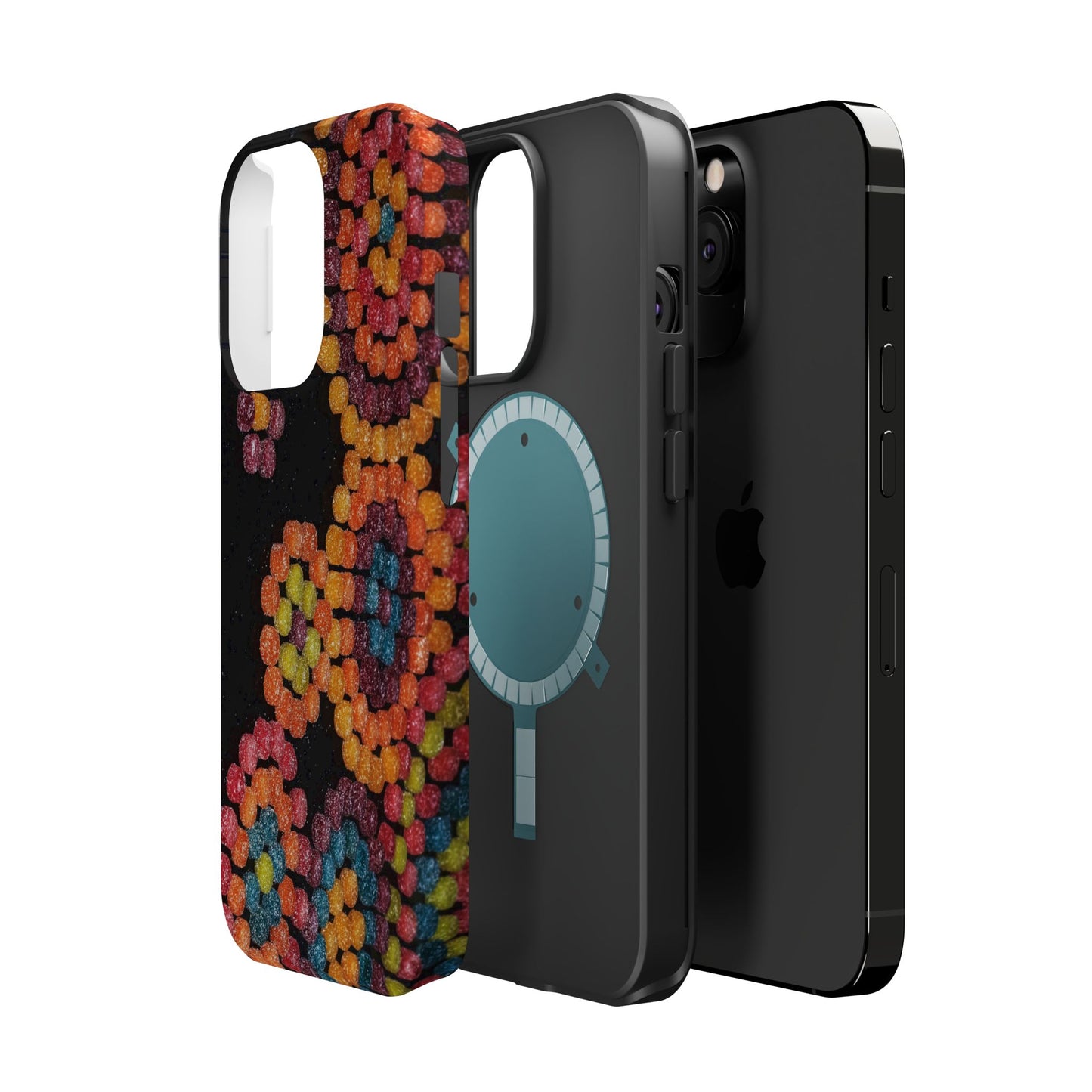 Colorful Candy Pattern Magnetic Impact Phone Case