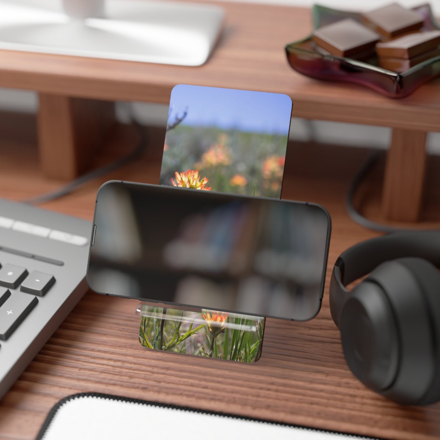 Phone Stand — Indian Paintbrush Smartphone Display Stand