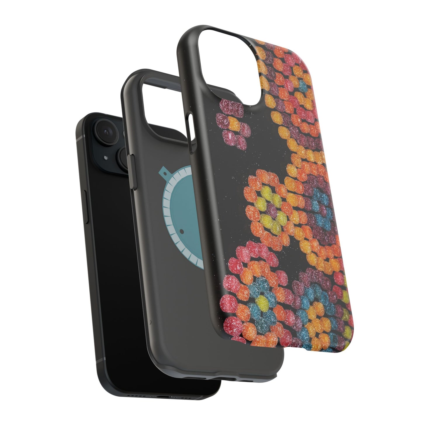 Colorful Candy Pattern Magnetic Impact Phone Case