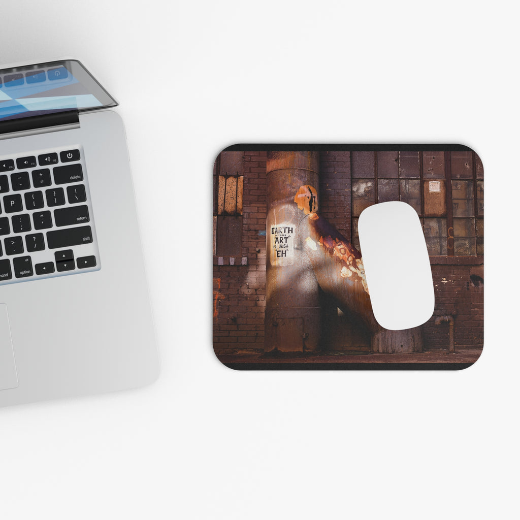 Urban Art Mouse Pad, Decorative Computer Accessory, Non-slip Desk Mat, Office Gift for Creatives, Eco-friendly Desk Decor