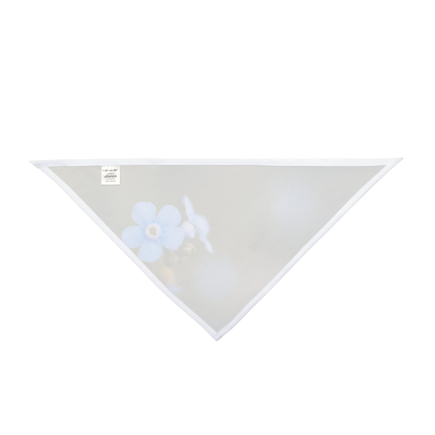 Forget-Me-Not Floral Pet Bandana – Soft Blue Flower Dog & Cat Accessory
