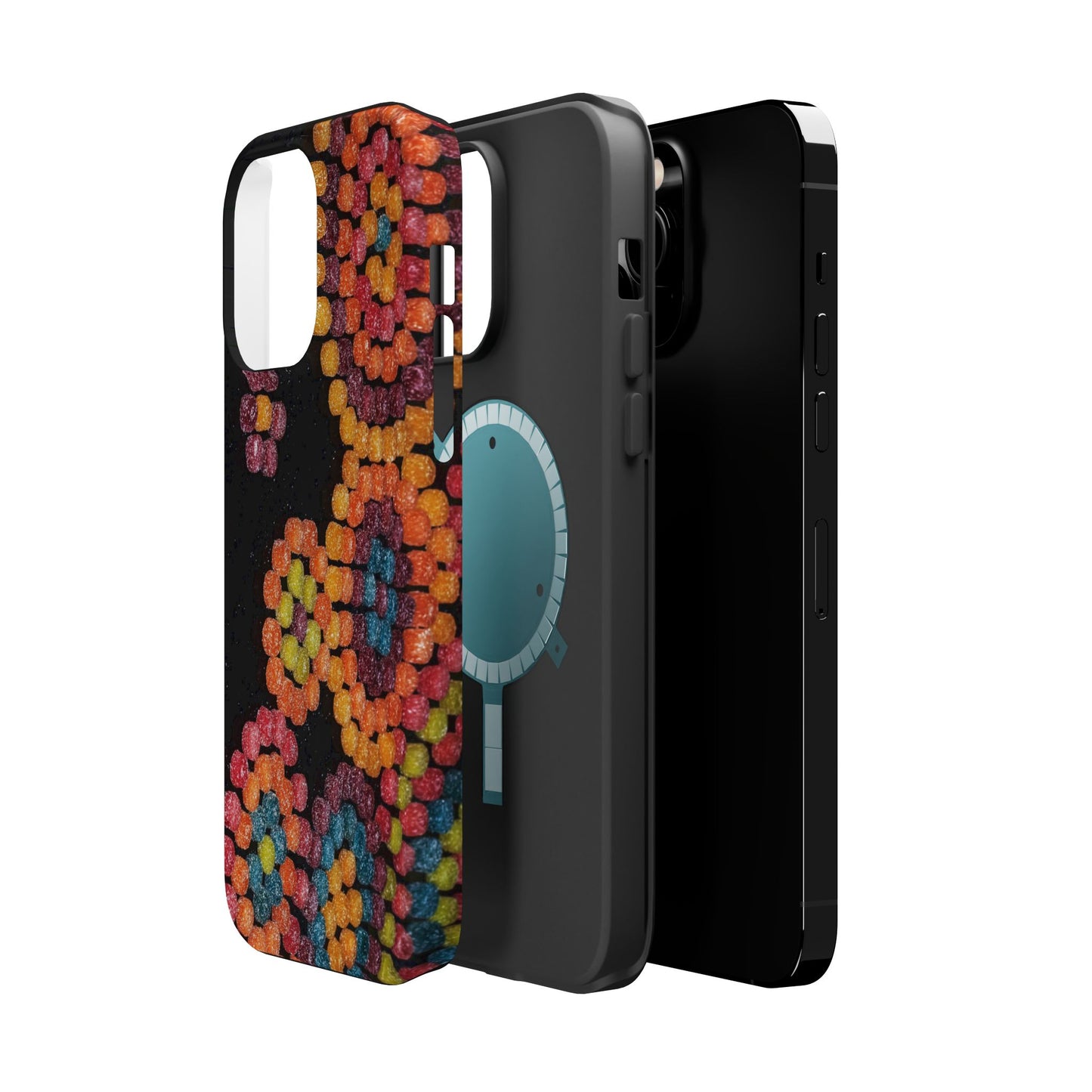 Colorful Candy Pattern Magnetic Impact Phone Case