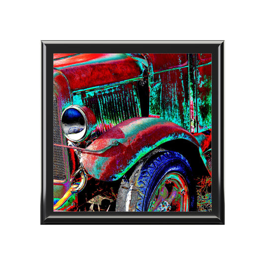 Vintage Truck Jewelry Box – Colorful Retro Car Keepsake Box