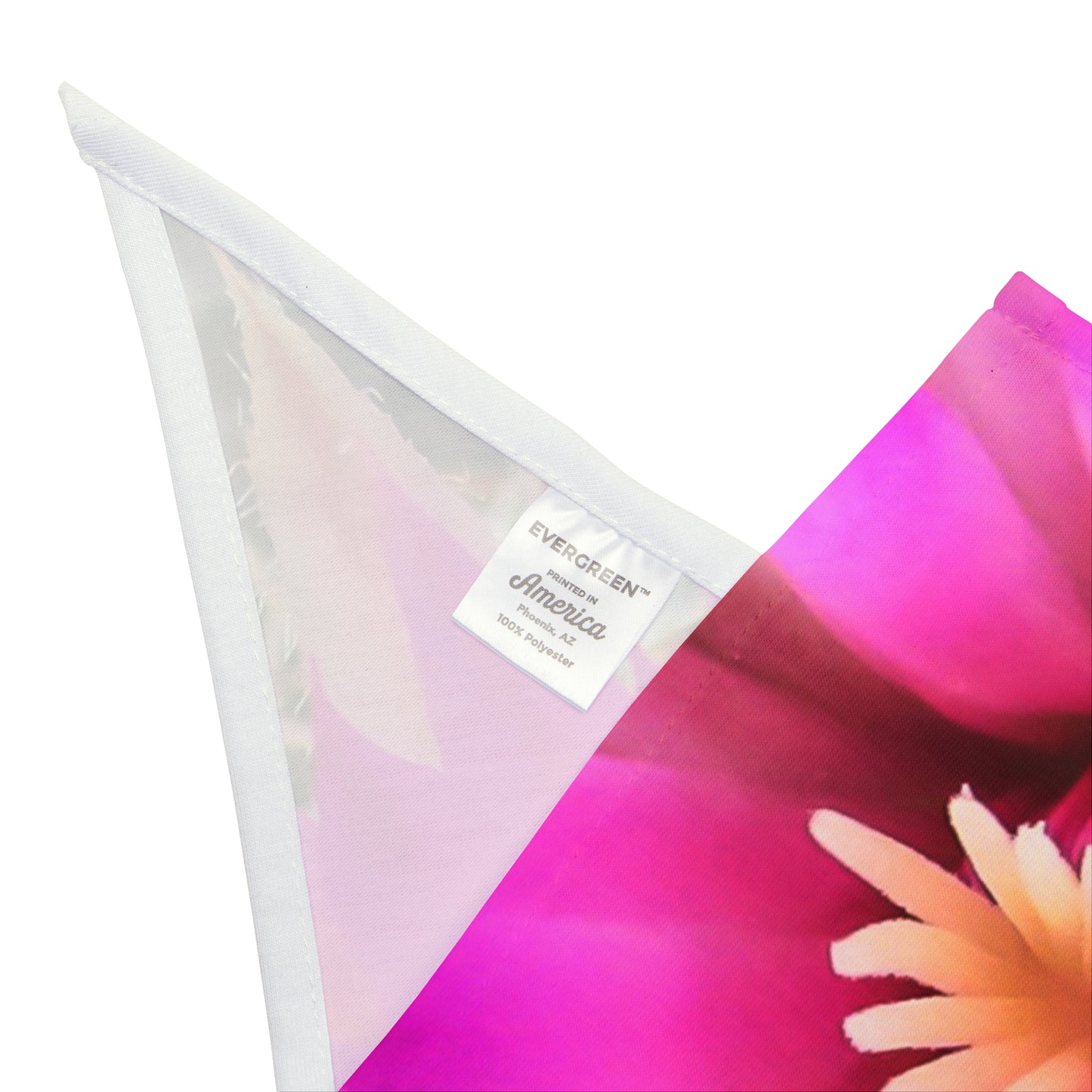 Pink Cactus Bloom Pet Bandana — Floral Dog & Cat Scarf