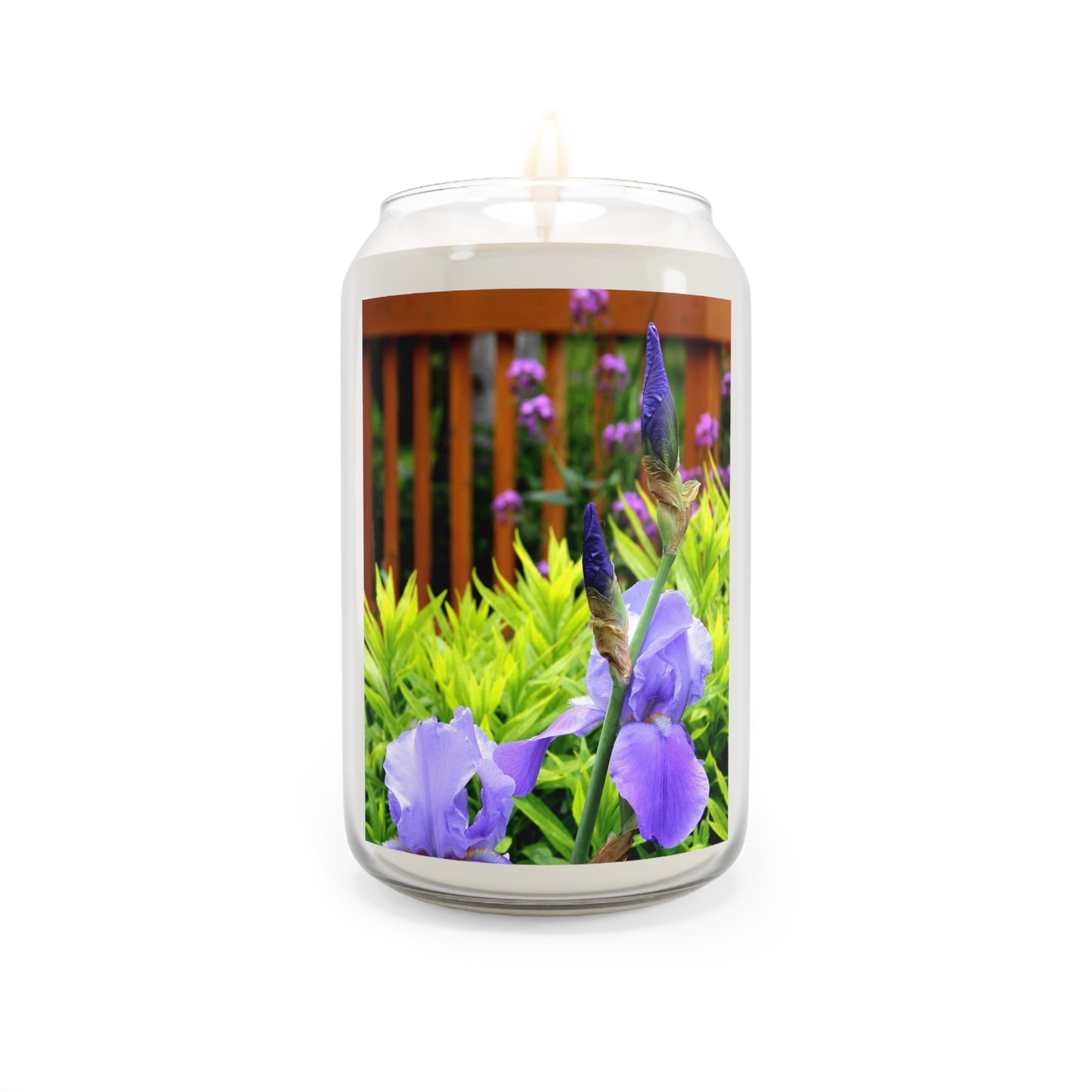 Lavender Iris Soy Candle — 13.75oz Scented Jar