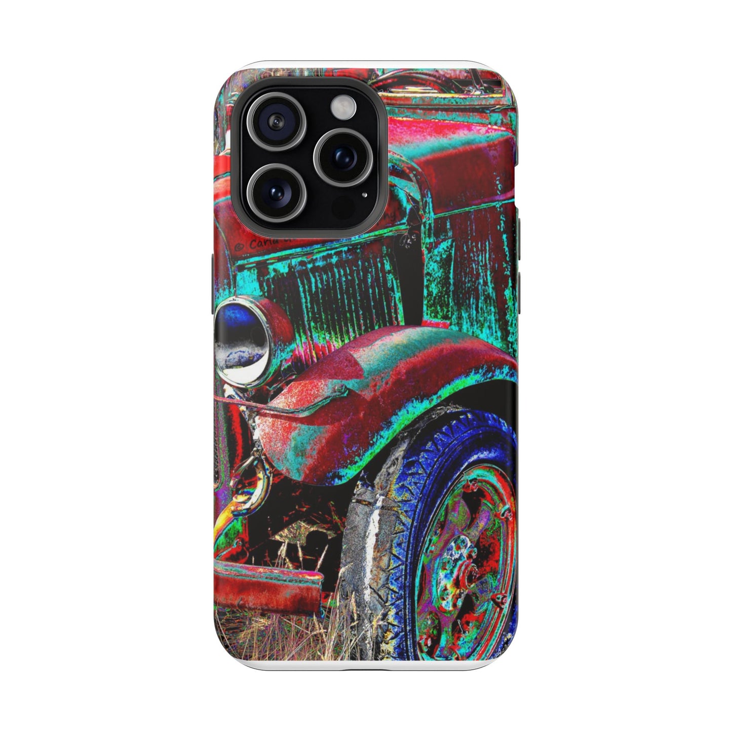 Vintage Car Magnetic Impact-Resistant Phone Case