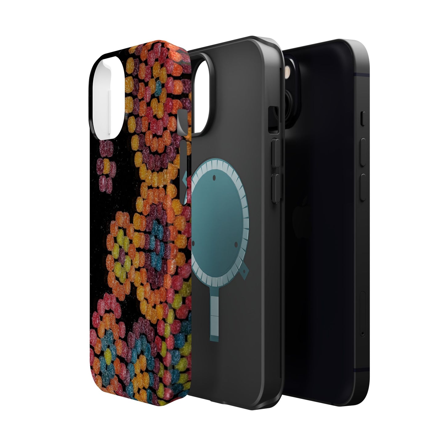Colorful Candy Pattern Magnetic Impact Phone Case